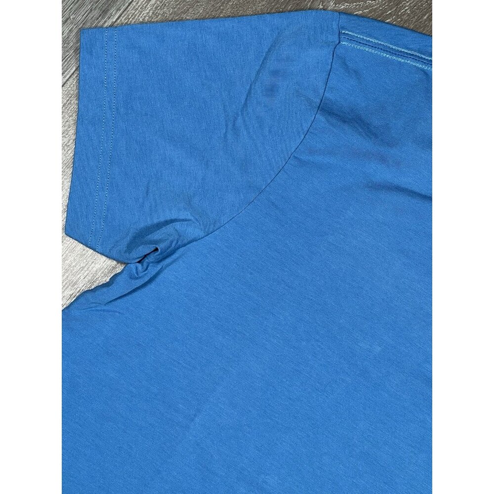 Rhone Blue Element Tee Cotton Everyday T-Shirt - Men Size Small - Picture 4 of 12